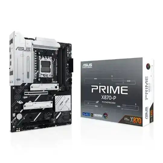 ASUS PRIME X870-P AM5 DDR5 PCIe 5.0 ATX Motherboard